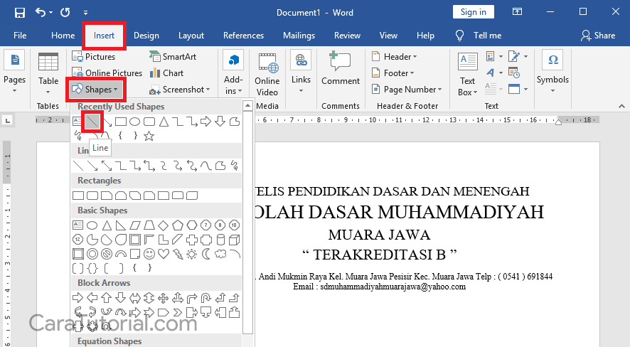Cara Membuat Kop Surat di Microsoft Word yang Bagus dan Rapi Cara Membuat Kop Surat di Microsoft Word yang Bagus dan Rapi