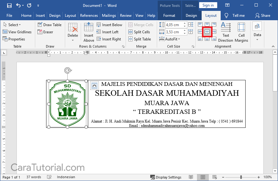 Cara Membuat Kop Surat di Microsoft Word yang Bagus dan Rapi Cara Membuat Kop Surat di Microsoft Word yang Bagus dan Rapi