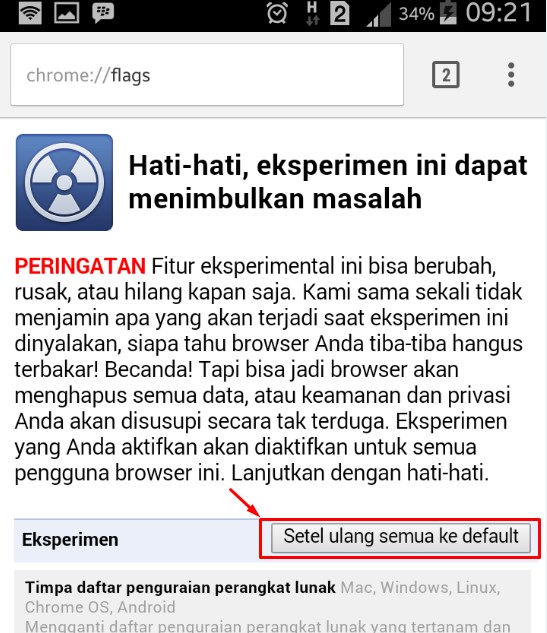Cara Mempercepat Google Chrome di HP Android