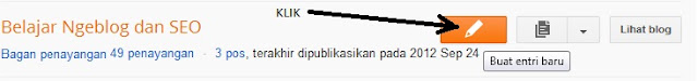 Cara Memposting/Menulis Artikel di Blogger
