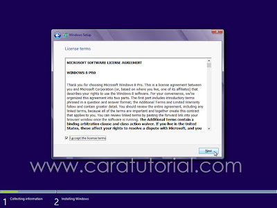 Cara Tutorial Install Windows 8