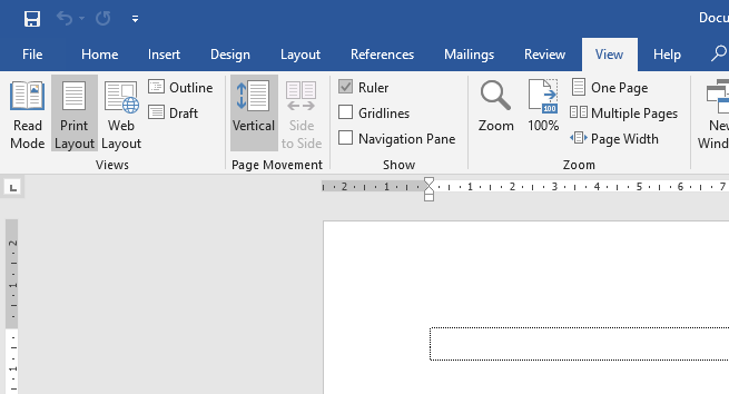 show ruler word 2016 show ruler word 2016