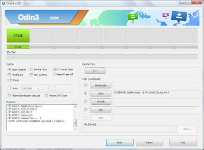 Cara install PhilZ Touch Recovery di Galaxy Grand 2 SM-G7102