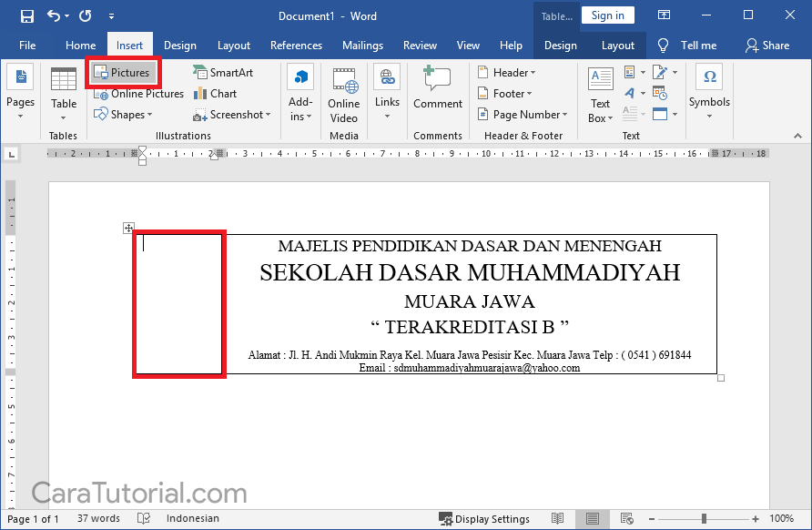 Cara Membuat Kop Surat di Microsoft Word yang Bagus dan Rapi Cara Membuat Kop Surat di Microsoft Word yang Bagus dan Rapi