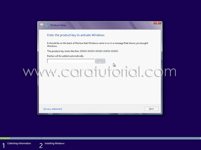 Cara Tutorial Install Windows 8
