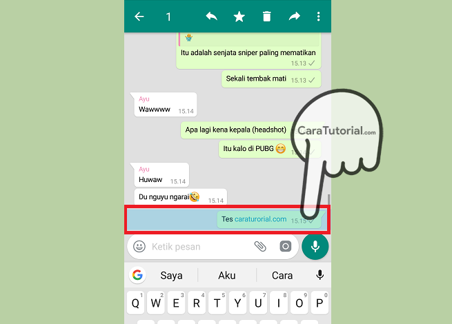Melihat Siapa Yang Sudah Baca Pesan Kita di Grup WhatsApp Melihat Siapa Yang Sudah Baca Pesan Kita di Grup WhatsApp