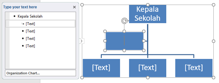 Cara Memuat Bagan Struktur Organisasi di Microsoft Word Cara Memuat Bagan Struktur Organisasi di Microsoft Word