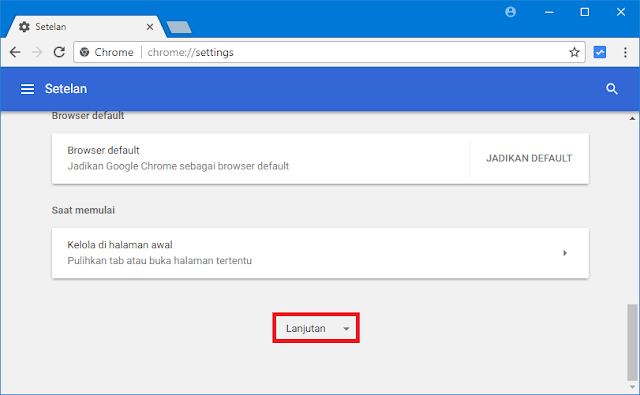 Advanced Setting chrome Advanced Setting chrome